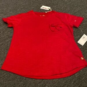 Red Pocket Bow Tee 🌷5 for $20